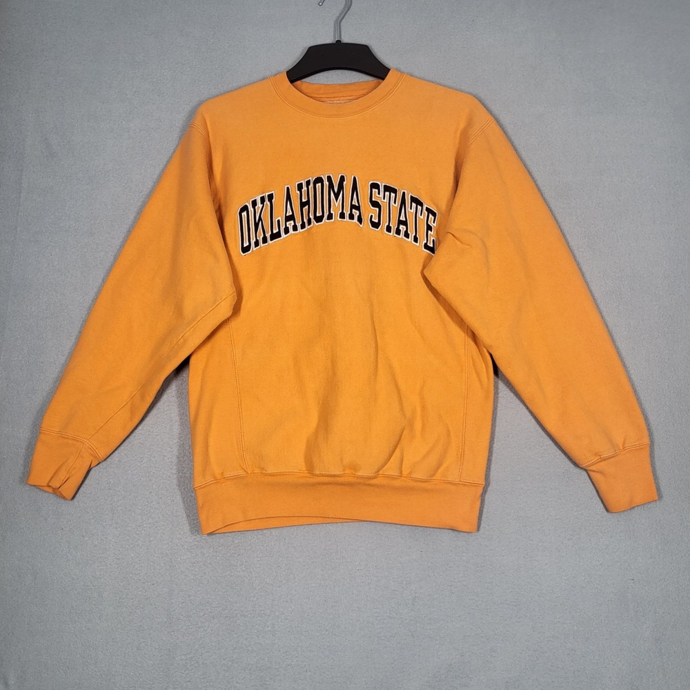 Steve & Barrys Sweatshirt Men's Medium Cotton Crewneck Oklahoma State‎ College